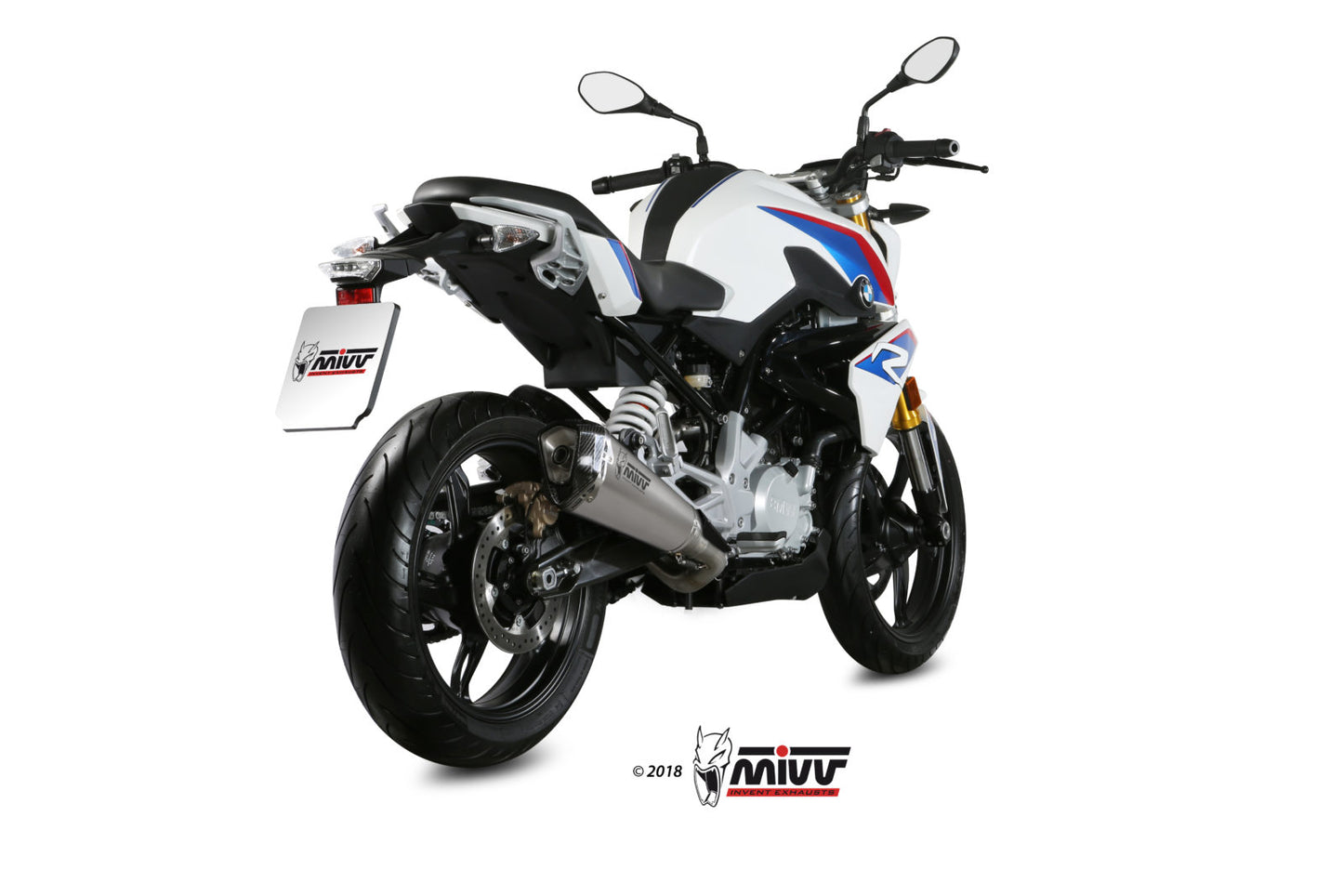 MIVV Delta Race Auspuff Komplettanlage passend für BMW G 310 R 2018-2024