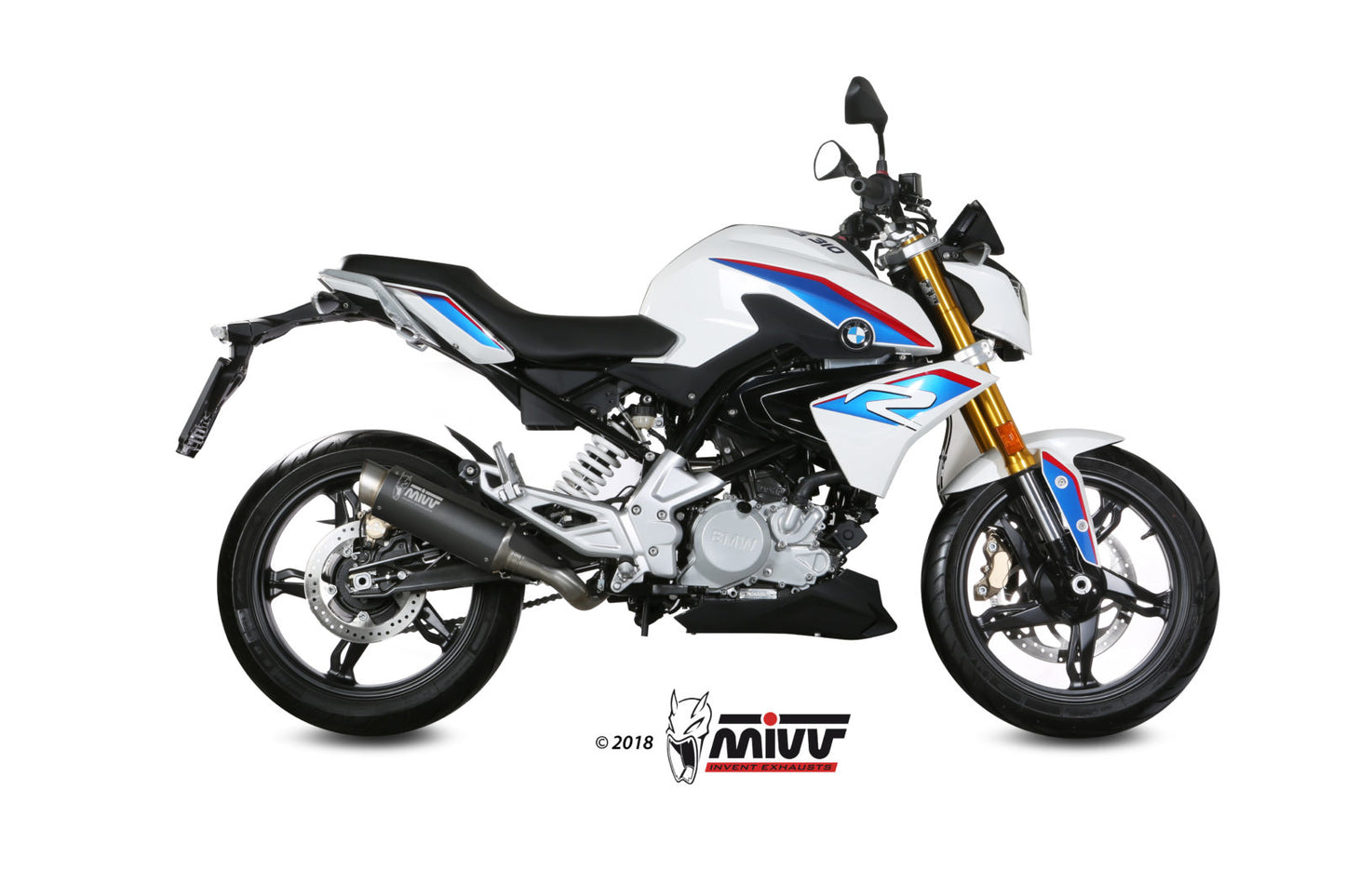 MIVV GPpro Auspuff schwarz passend für BMW G 310 R 2018-2024