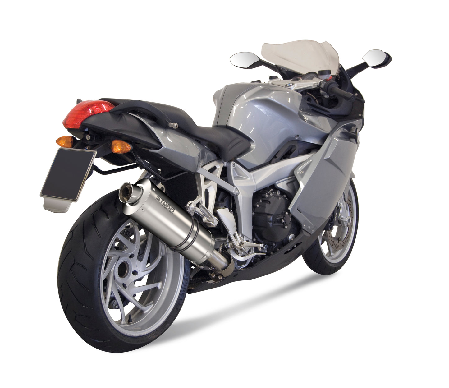 STORM OVAL Auspuff passend für BMW K 1200 R / S / GT 2005-2008