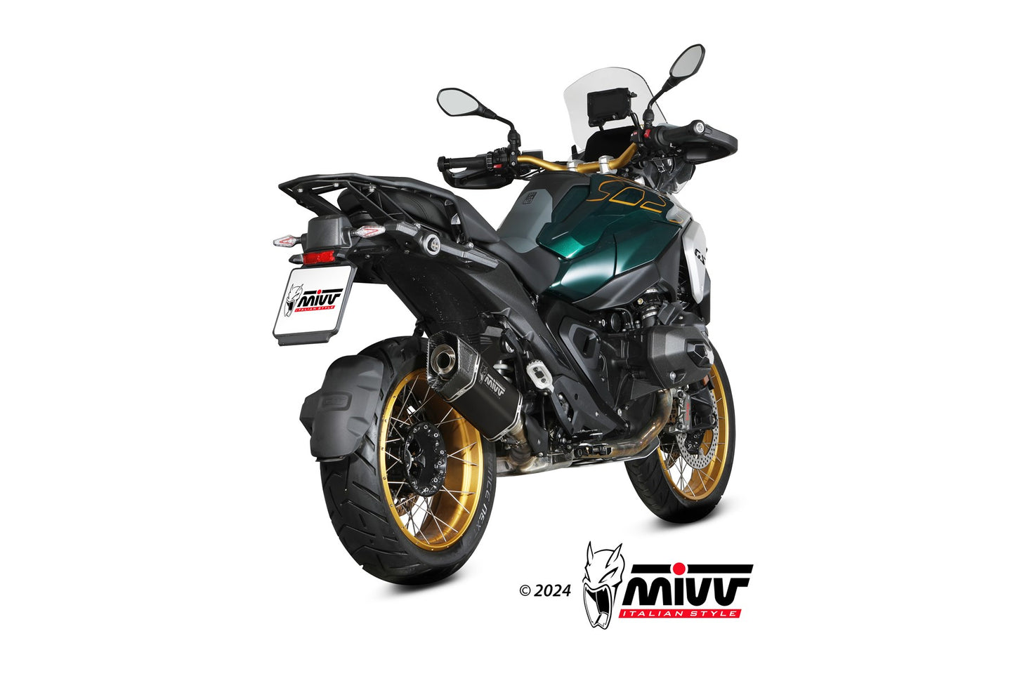 MIVV SR-1 Auspuff Titan schwarz passend für BMW R 1300 GS 2024-2026