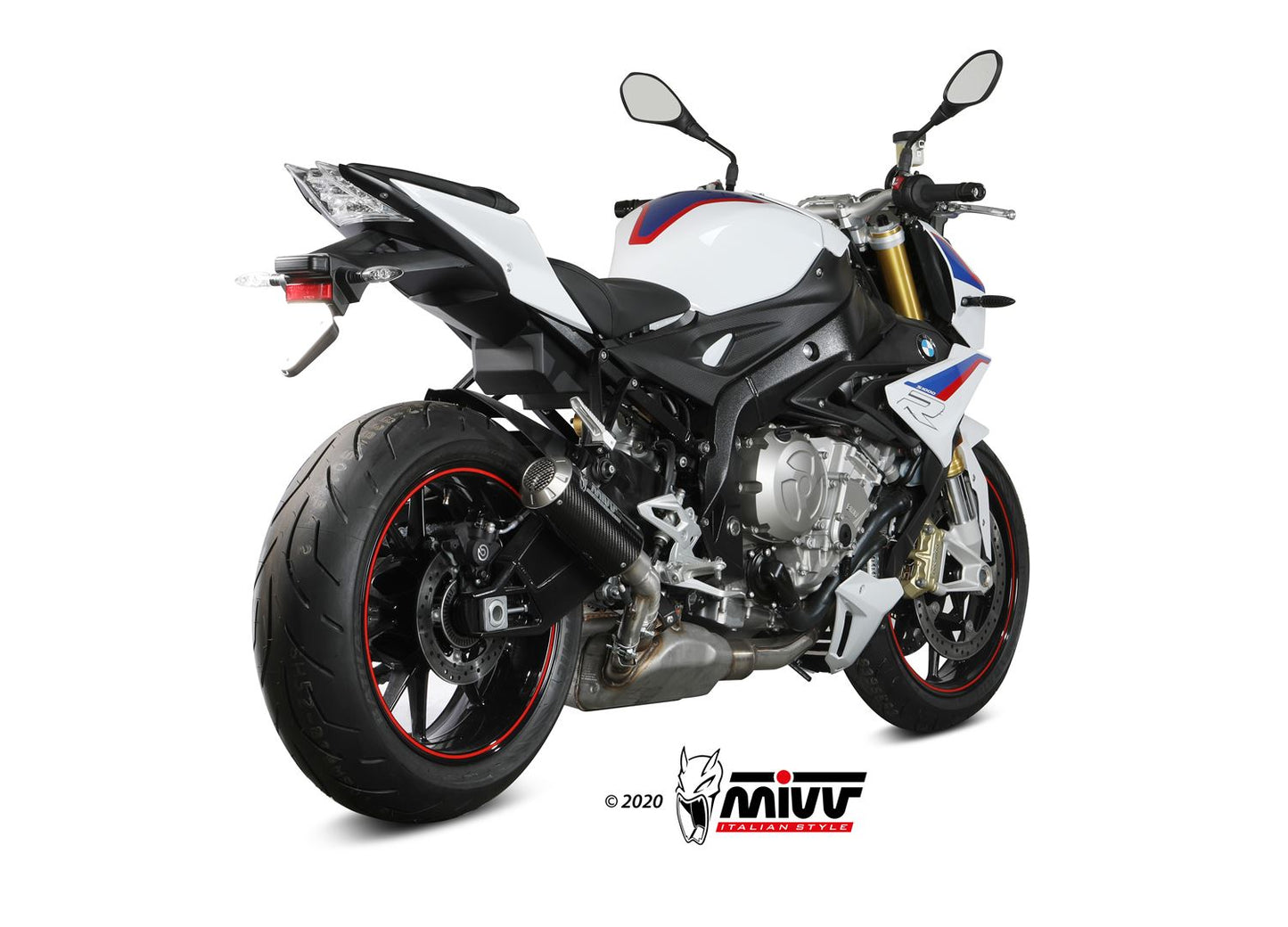 MIVV MK3 Auspuff Carbon passend für BMW S 1000 R 2017-2020