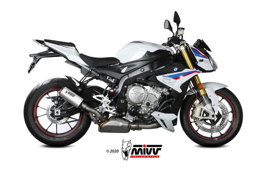 MIVV MK3 Auspuff Edelstahl passend für BMW S 1000 R 2017-2020