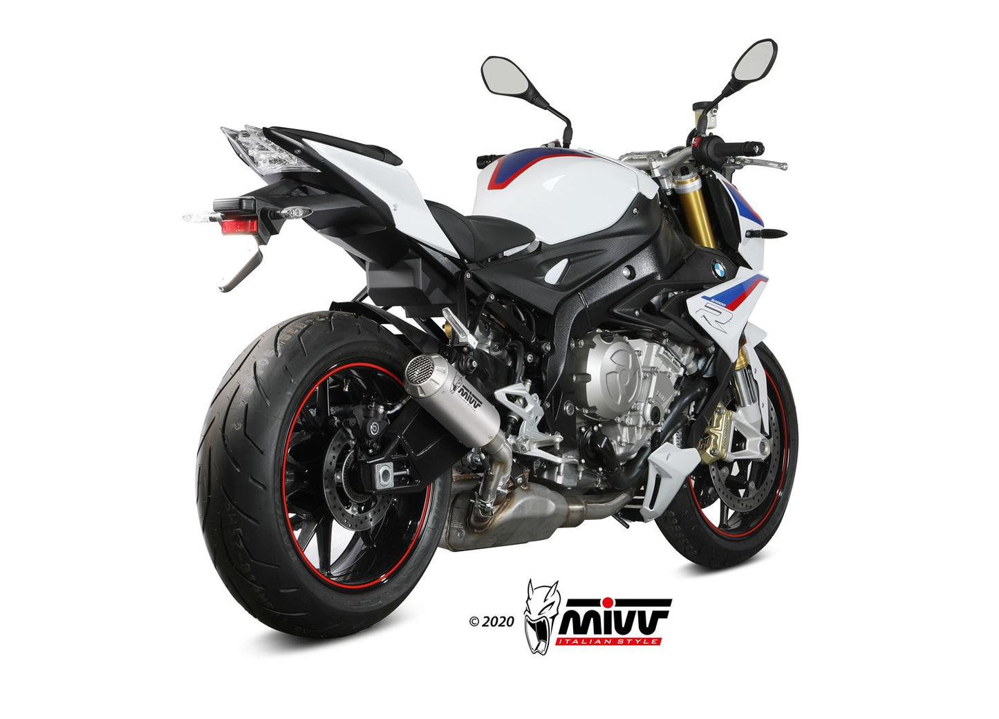 MIVV MK3 Auspuff Edelstahl passend für BMW S 1000 R 2017-2020
