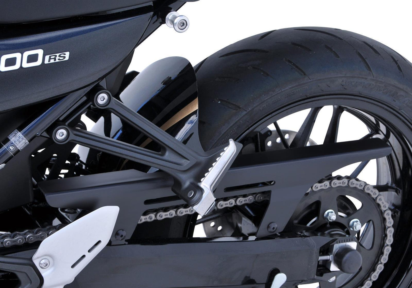 BODYSTYLE Hinterradabdeckung mit Alu-Kettenschutz passend für Kawasaki Z 900 RS 2018-2019 - Kama Bike Parts