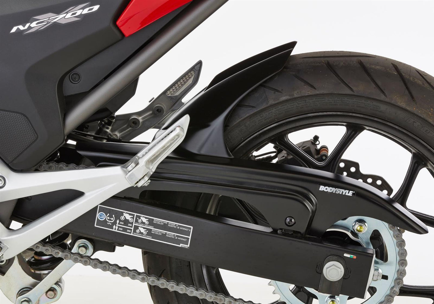 BODYSTYLE Hinterradabdeckung passend für Honda NC 700 X 2012-2013 - Kama Bike Parts