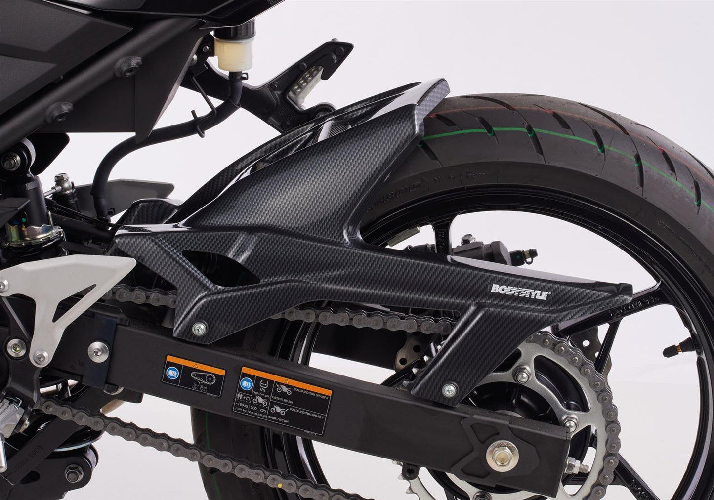 BODYSTYLE Hinterradabdeckung passend für Kawasaki Ninja 400 2018-2023 - Kama Bike Parts
