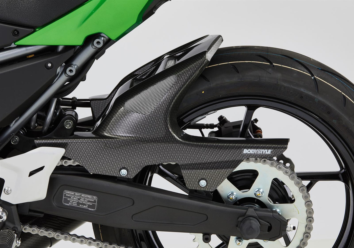 BODYSTYLE Hinterradabdeckung passend für Kawasaki Ninja 650 2017-2023 - Kama Bike Parts