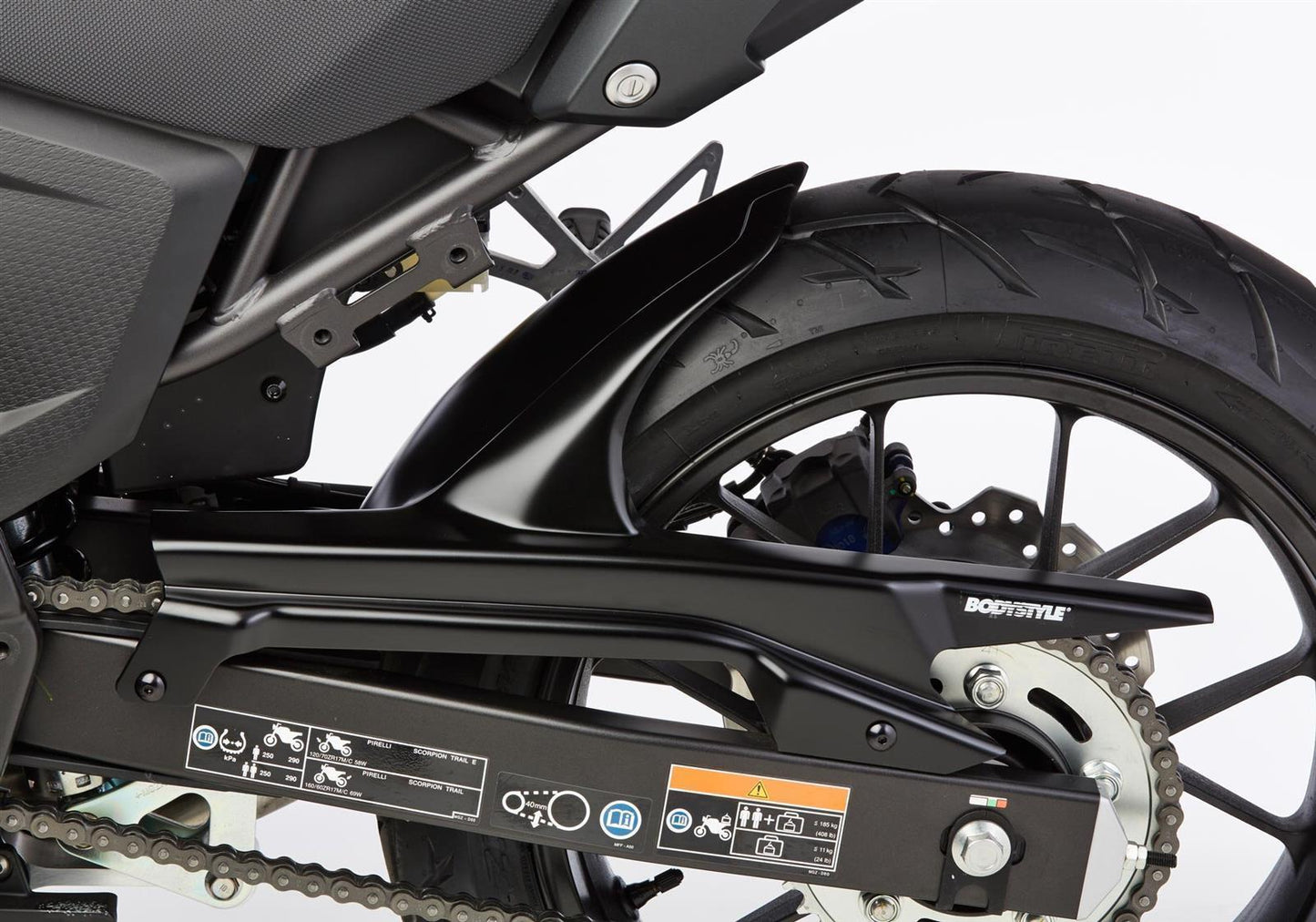 BODYSTYLE Hinterradabdeckung passend für Kawasaki Z 750 2007-2010 - Kama Bike Parts