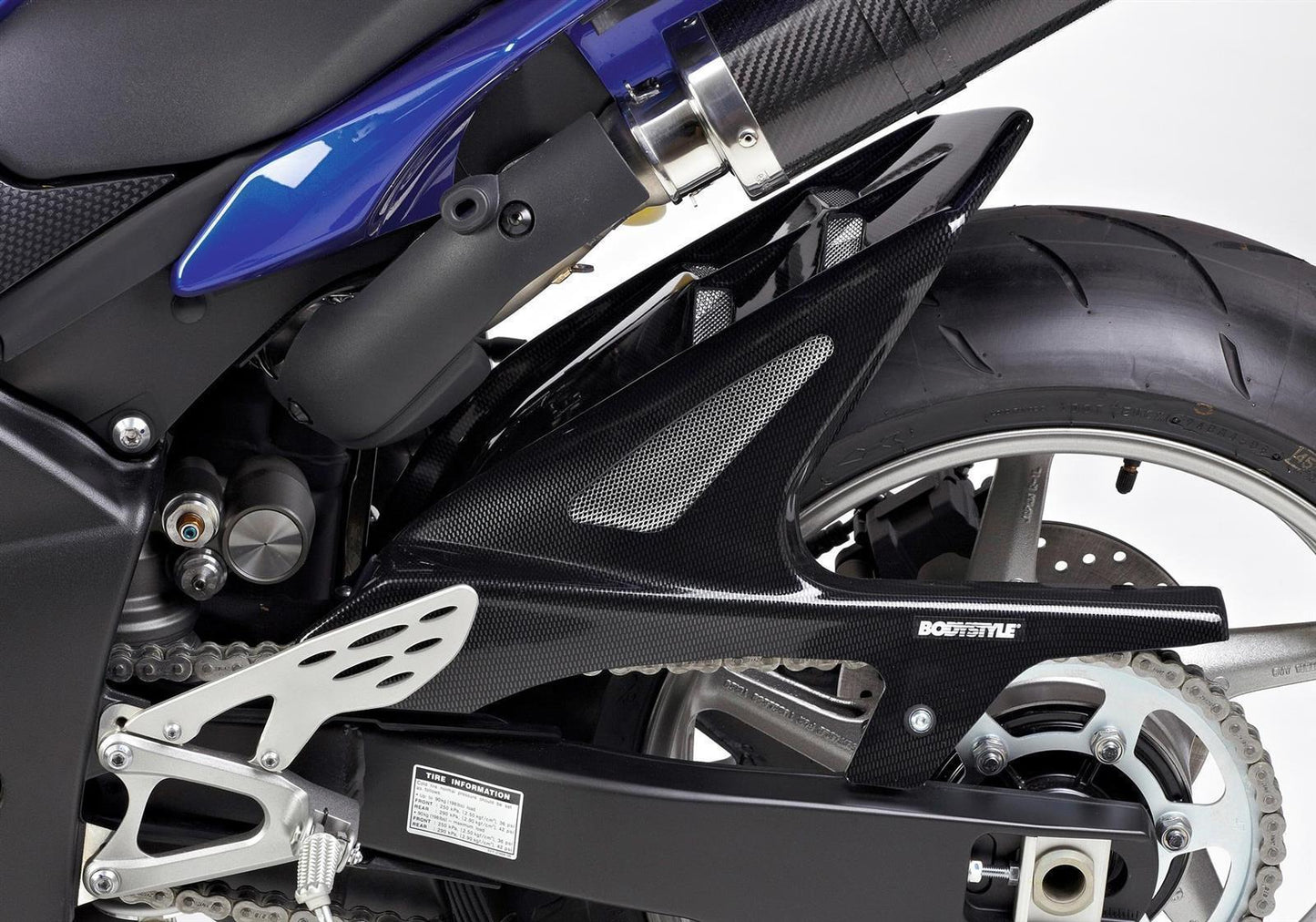 BODYSTYLE Hinterradabdeckung passend für Yamaha YZF-R1 2009-2014 RN22 - Kama Bike Parts