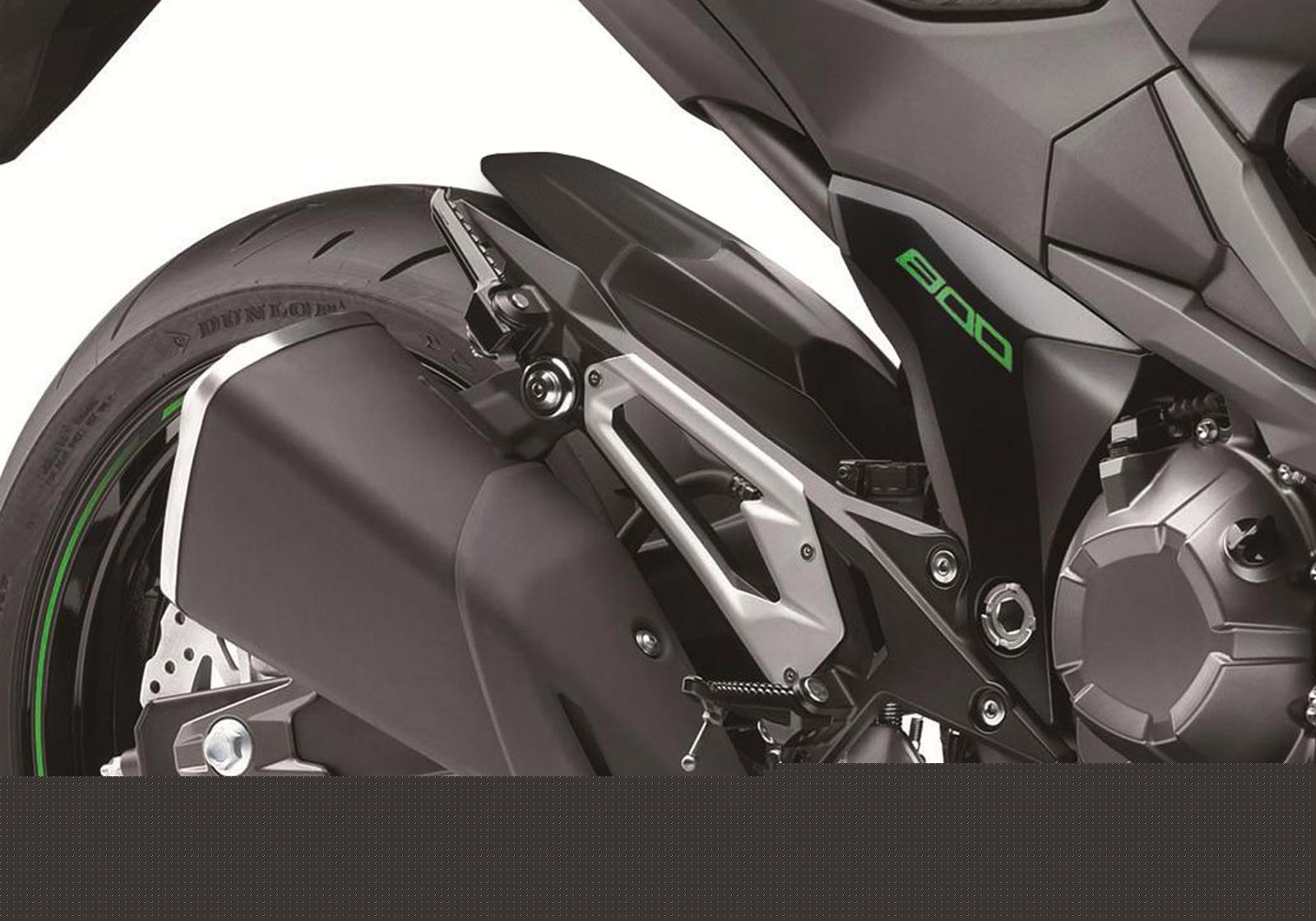 BODYSTYLE Hinterradabdeckungsverlängerung passend für Kawasaki Z 800e 2013-2016 - Kama Bike Parts