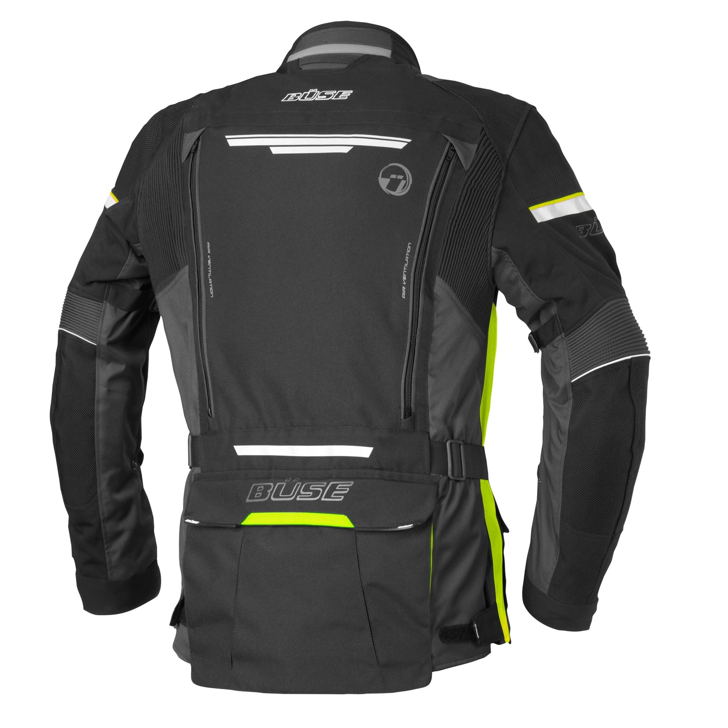 BÜSE Highland III Motorrad-Textiljacke wasserdicht mit Protektoren