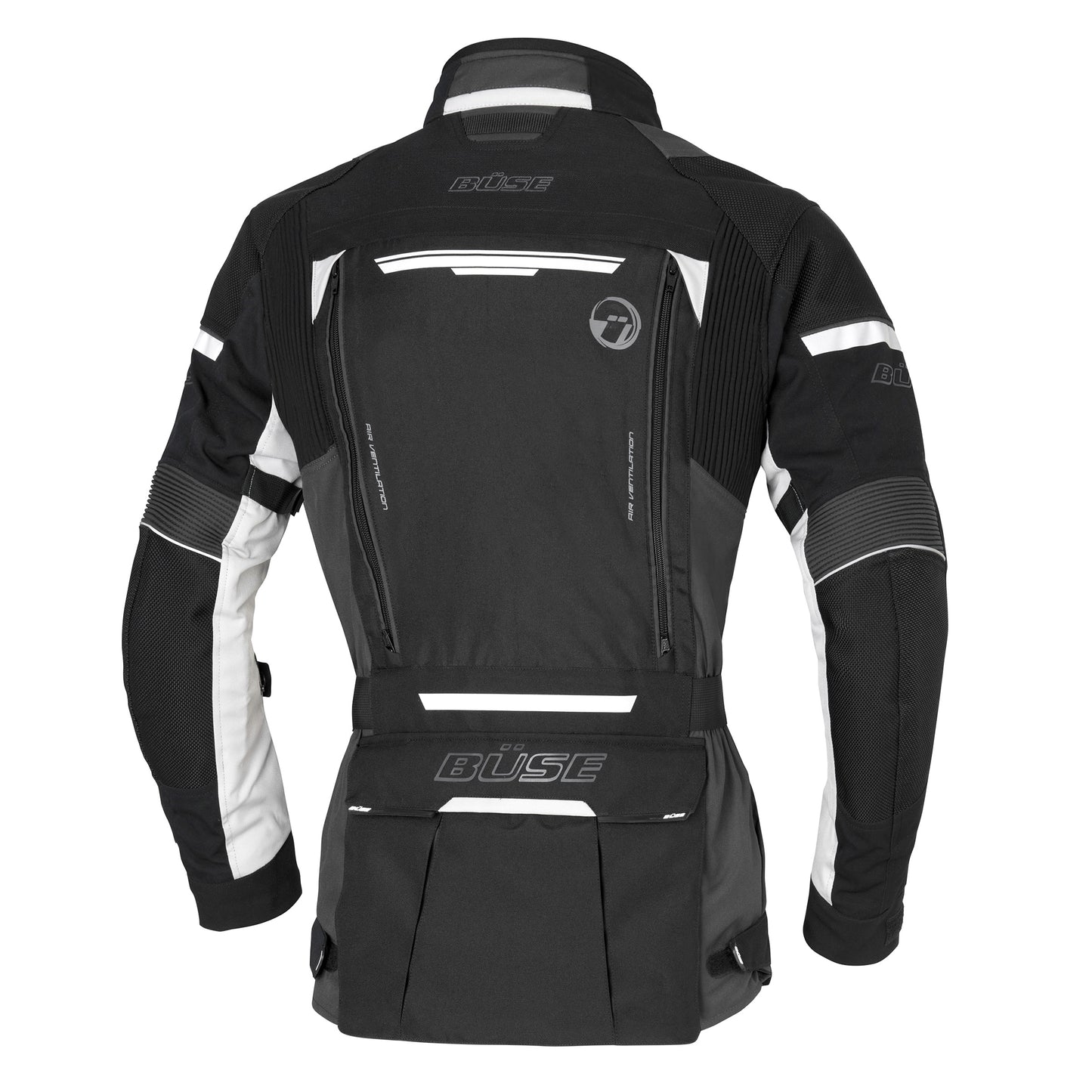 BÜSE Highland III Motorrad-Textiljacke Damen wasserdicht mit Protektoren
