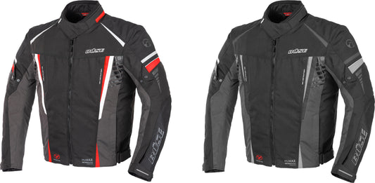 BÜSE Miles Motorrad-Textiljacke wasserdicht mit Protektoren