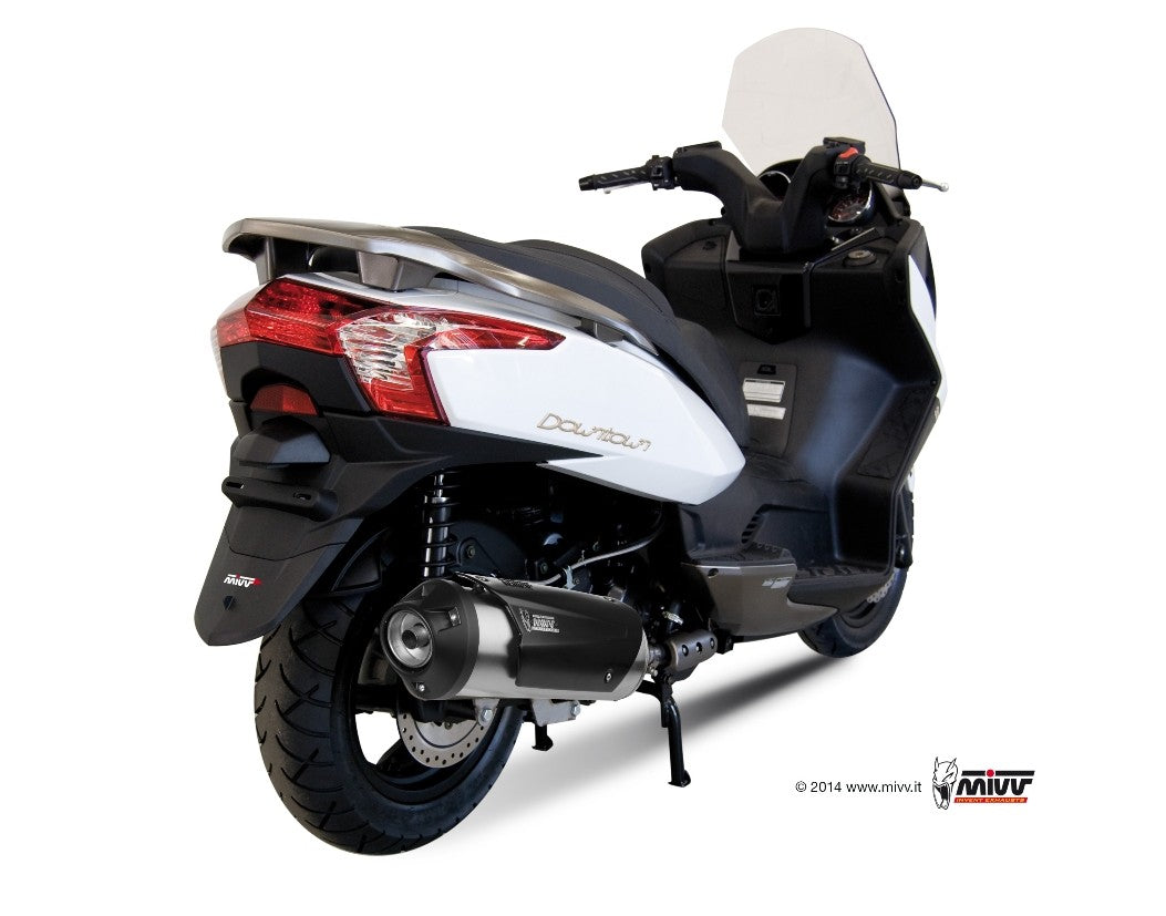 MIVV URBAN Auspuff Komplettanlage passend für KYMCO DINK STREET 300 2009-2012