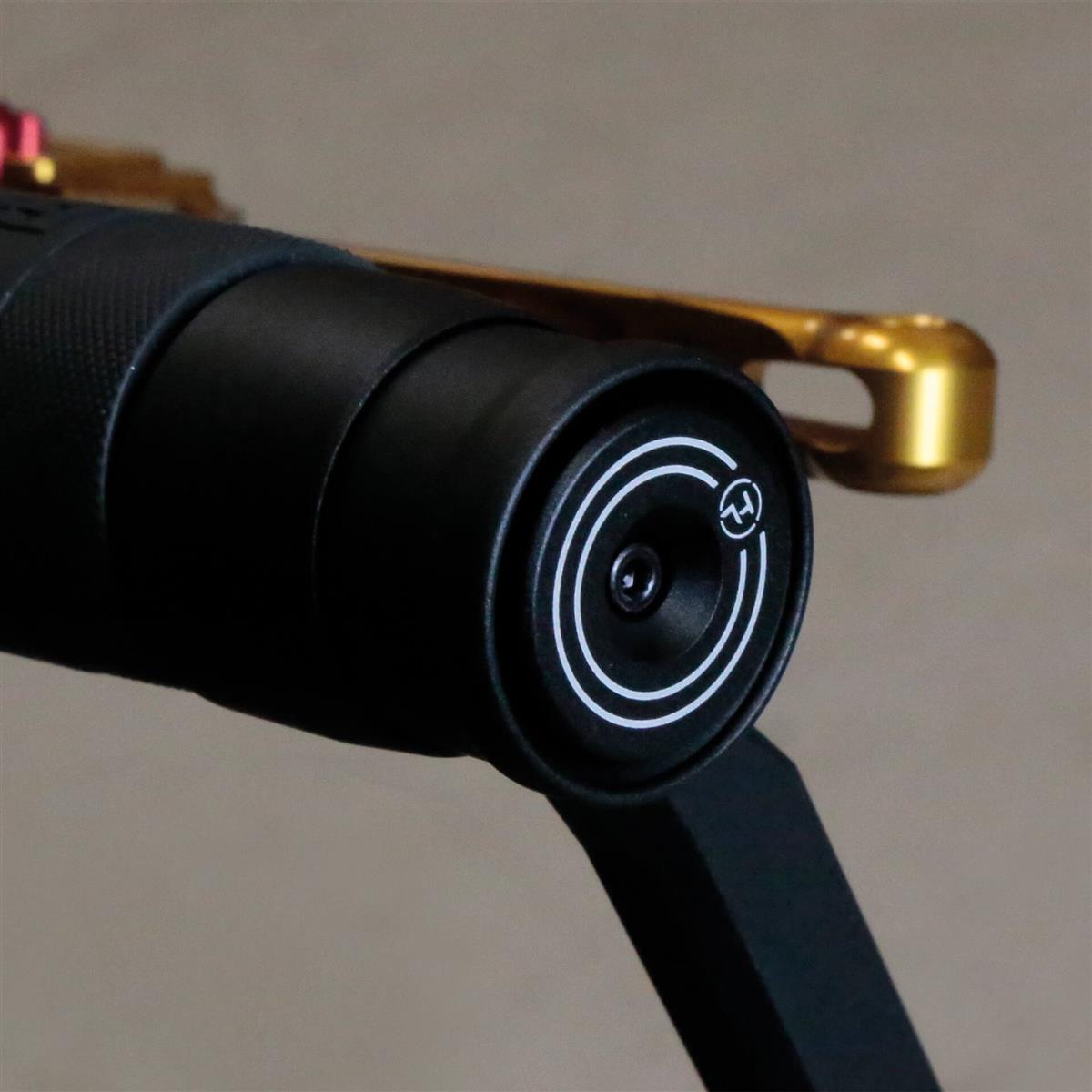 HIGHSIDER Cap1 Endkappe für RIM Motorrad Lenkerendenspiegel Schwarz 1Stck