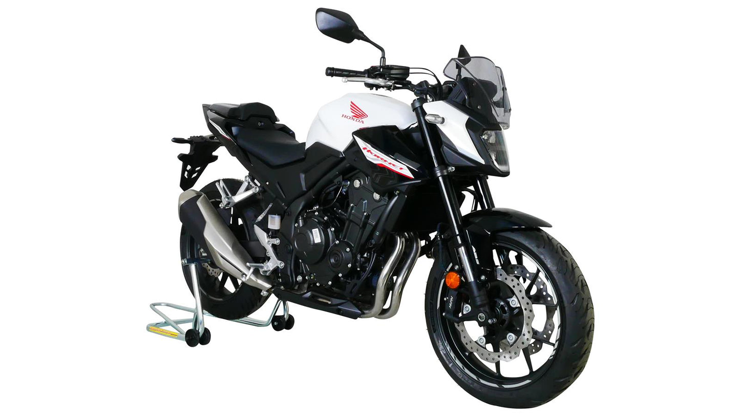 MRA Sportscheibe "NSPM" rauchgrau passend für Honda CB 500 HORNET 2024-