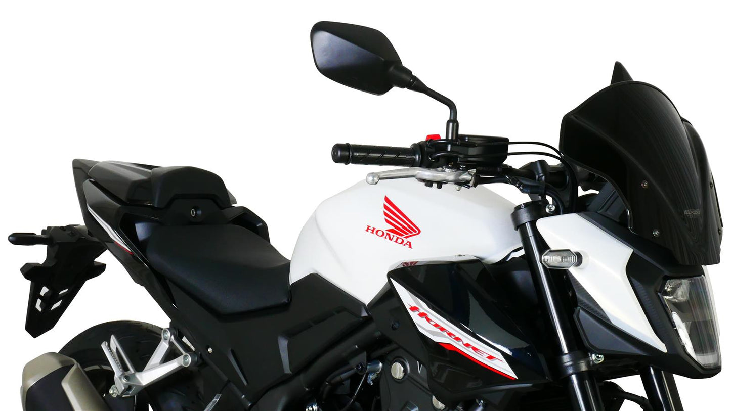 MRA Tourenscheibe "NTM" schwarz passend für Honda CB 500 HORNET 2024-