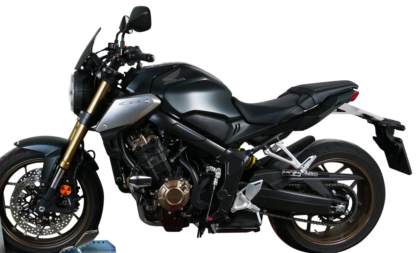 MRA Sportscheibe "NSPM" schwarz satiniert passend für Honda CB 650 R 2019-2023