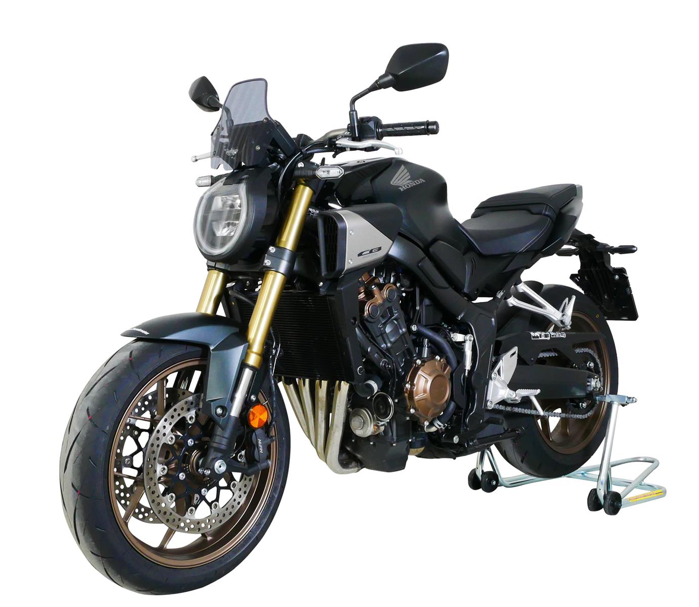MRA Racingscheibe "NRM" rauchgrau passend für Honda CB 650 R 2024-