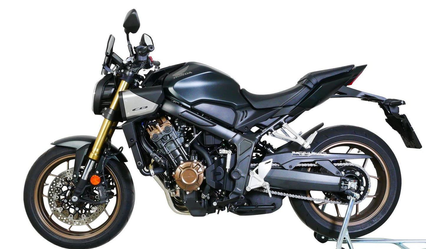 MRA Racingscheibe "NRM" rauchgrau passend für Honda CB 650 R 2024-