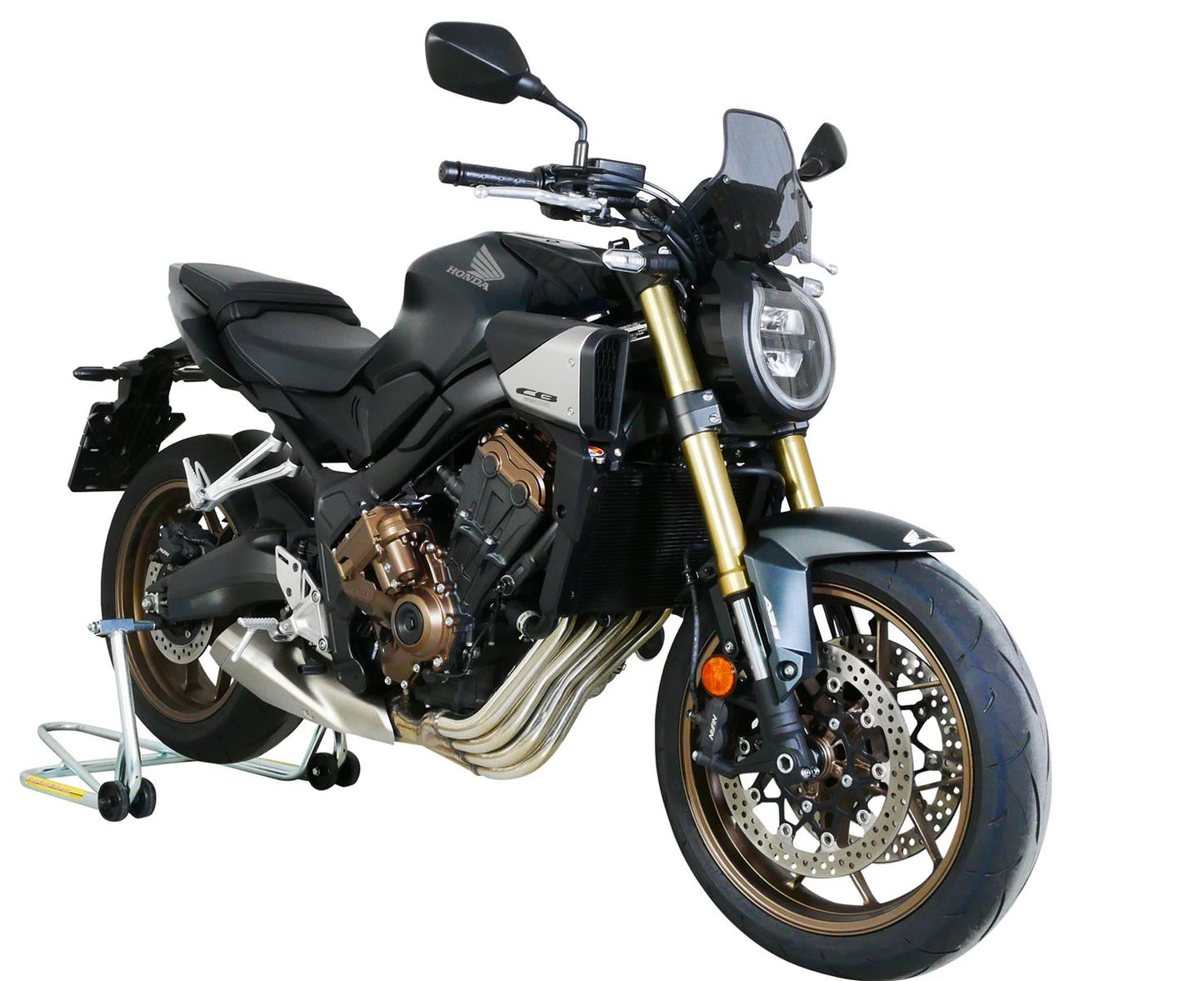 MRA Racingscheibe "NRM" rauchgrau passend für Honda CB 650 R 2024-