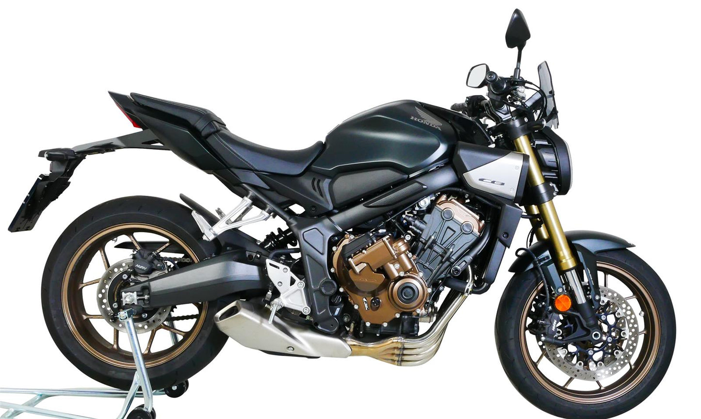 MRA Racingscheibe "NRM" rauchgrau passend für Honda CB 650 R 2024-
