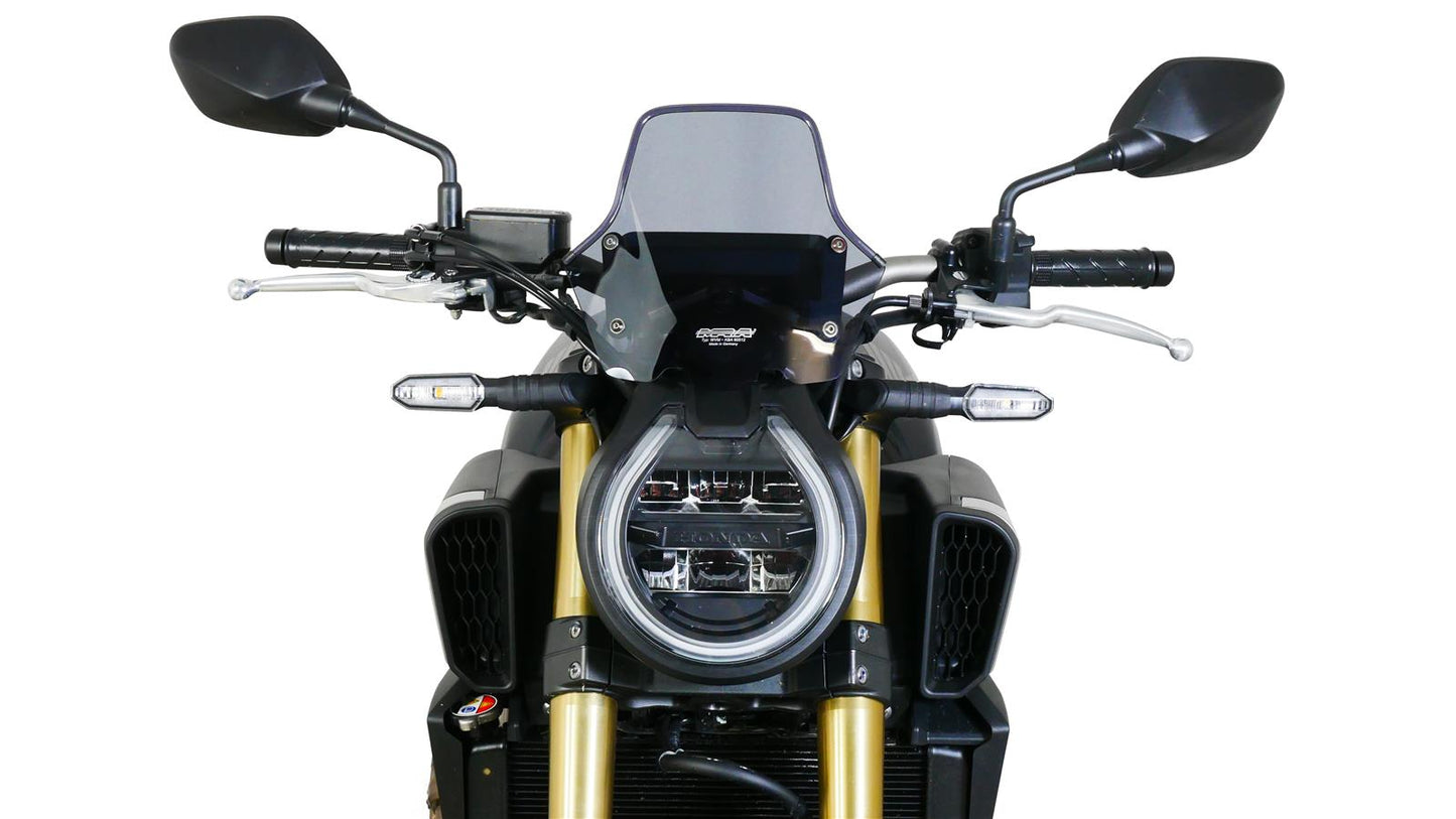 MRA Racingscheibe "NRM" rauchgrau passend für Honda CB 650 R 2024-