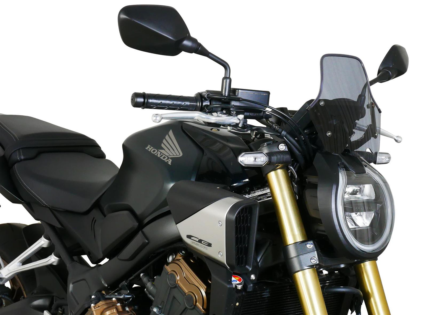 MRA Racingscheibe "NRM" rauchgrau passend für Honda CB 650 R 2024-