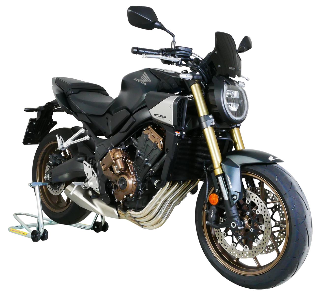 MRA Racingscheibe "NRM" schwarz passend für Honda CB 650 R 2024-