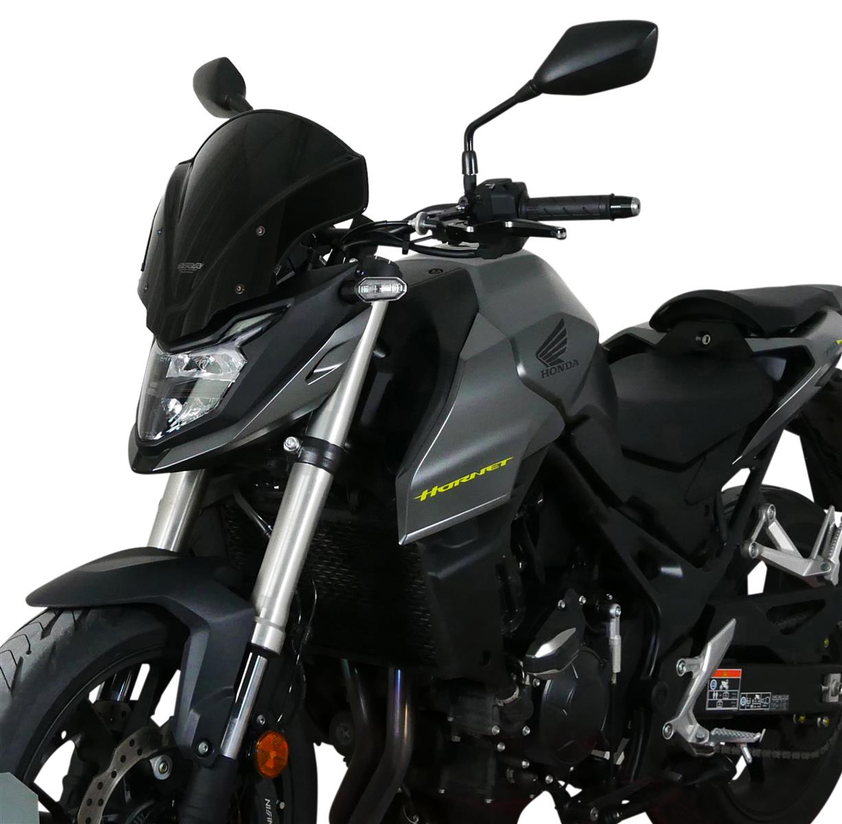 MRA Tourenscheibe "NTM" schwarz passend für Honda CB 750 HORNET 2023-2024