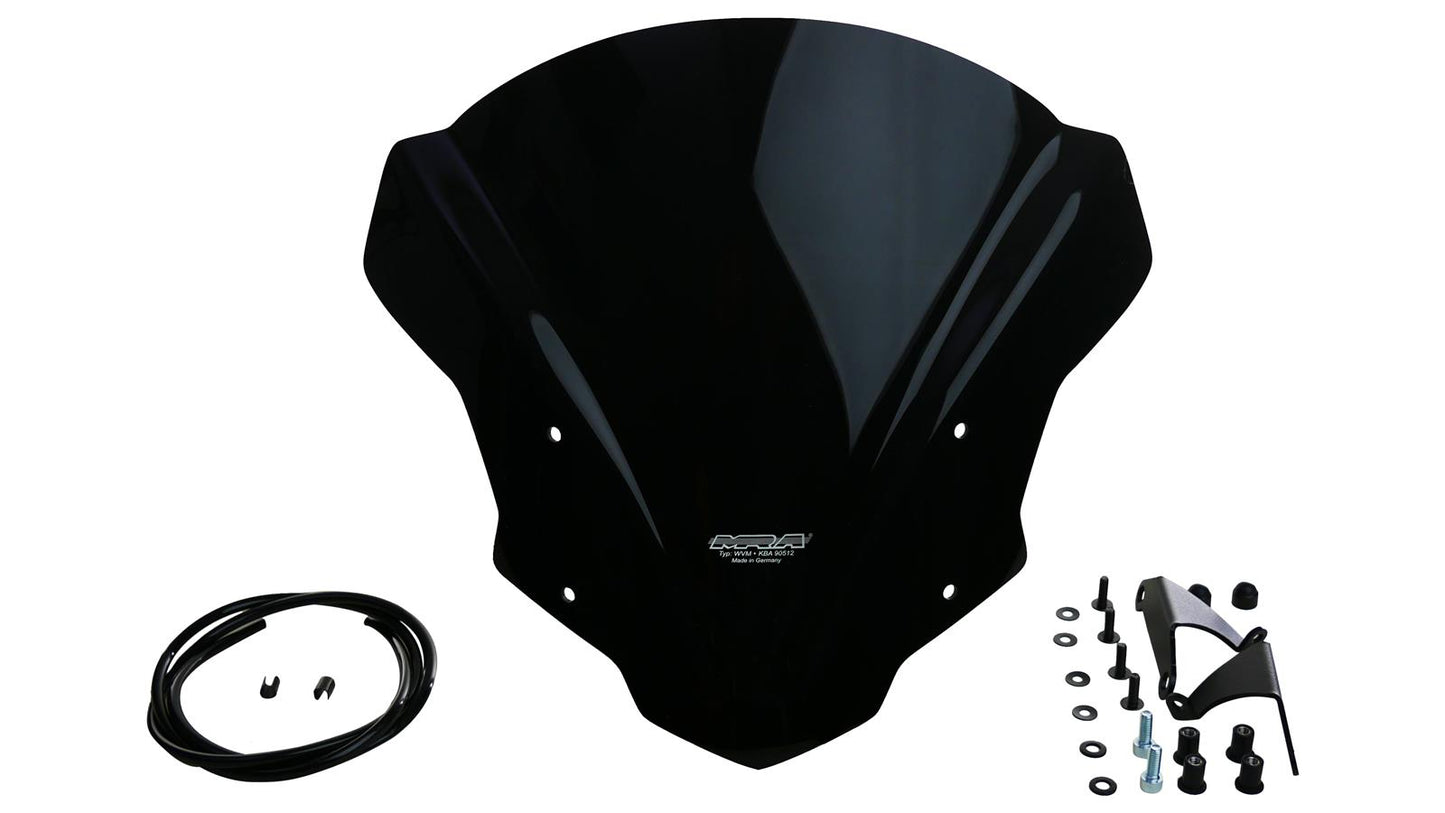 MRA Tourenscheibe "NTM" schwarz passend für Honda CB 750 HORNET 2023-2024