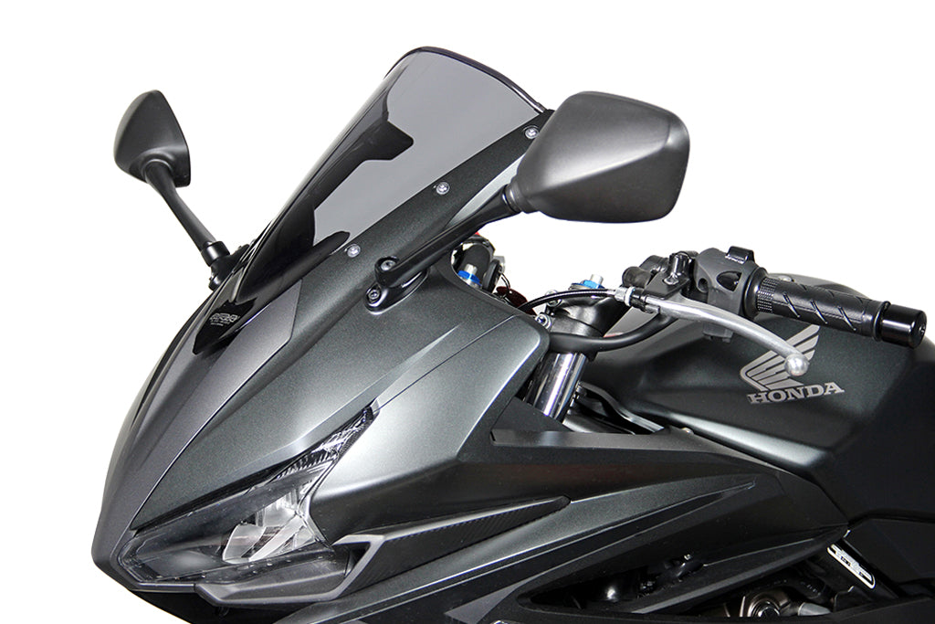 MRA Racingscheibe "R" rauchgrau passend für Honda CBR 500 R 2016-2018