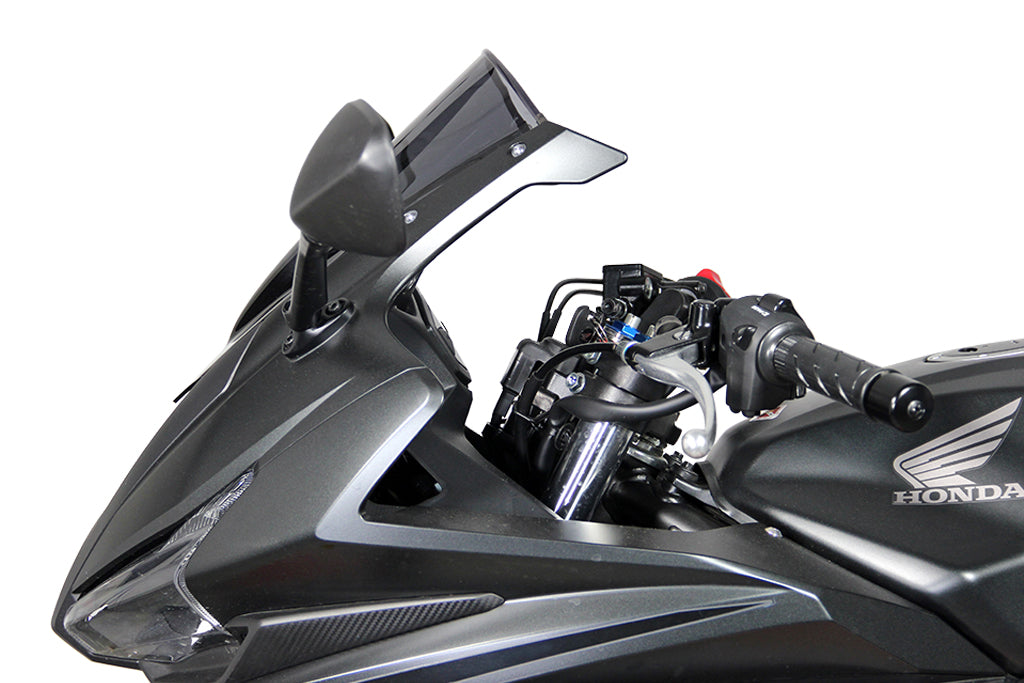 MRA Racingscheibe "R" rauchgrau passend für Honda CBR 500 R 2016-2018