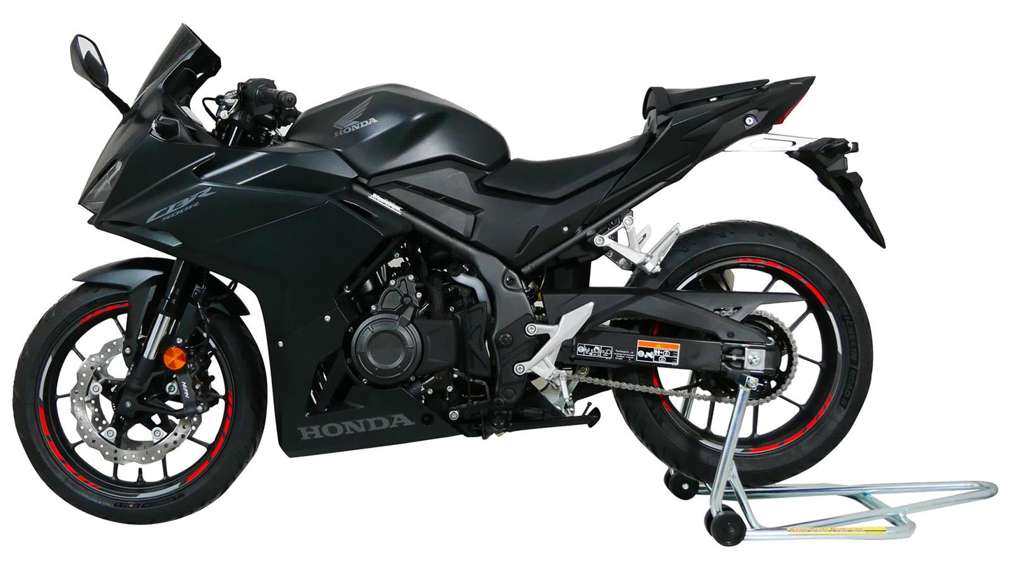 MRA Racingscheibe "R" schwarz passend für Honda CBR 500 R 2019-
