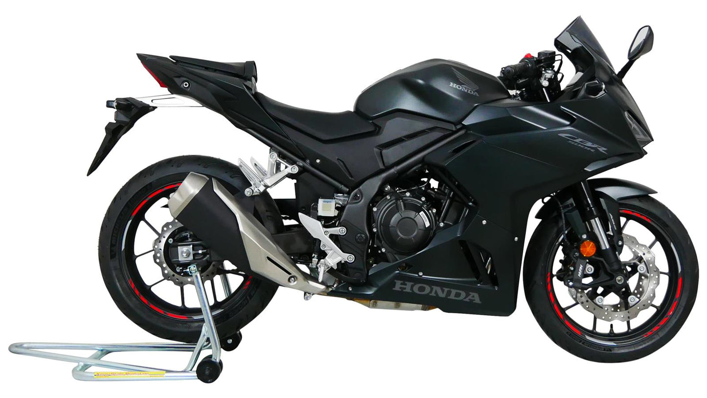 MRA Racingscheibe "R" schwarz passend für Honda CBR 500 R 2019-