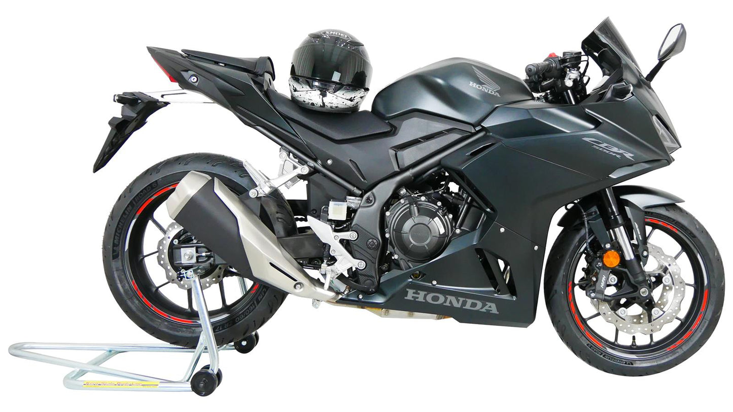 MRA Racingscheibe "R" schwarz passend für Honda CBR 500 R 2019-