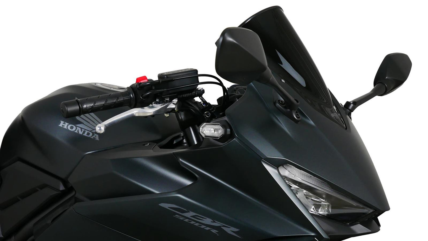 MRA Racingscheibe "R" schwarz passend für Honda CBR 500 R 2019-