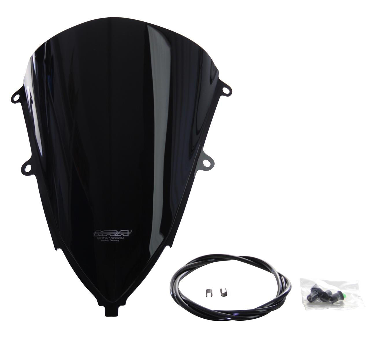 MRA Racingscheibe "R" schwarz passend für Honda CBR 650 R 2019-2023
