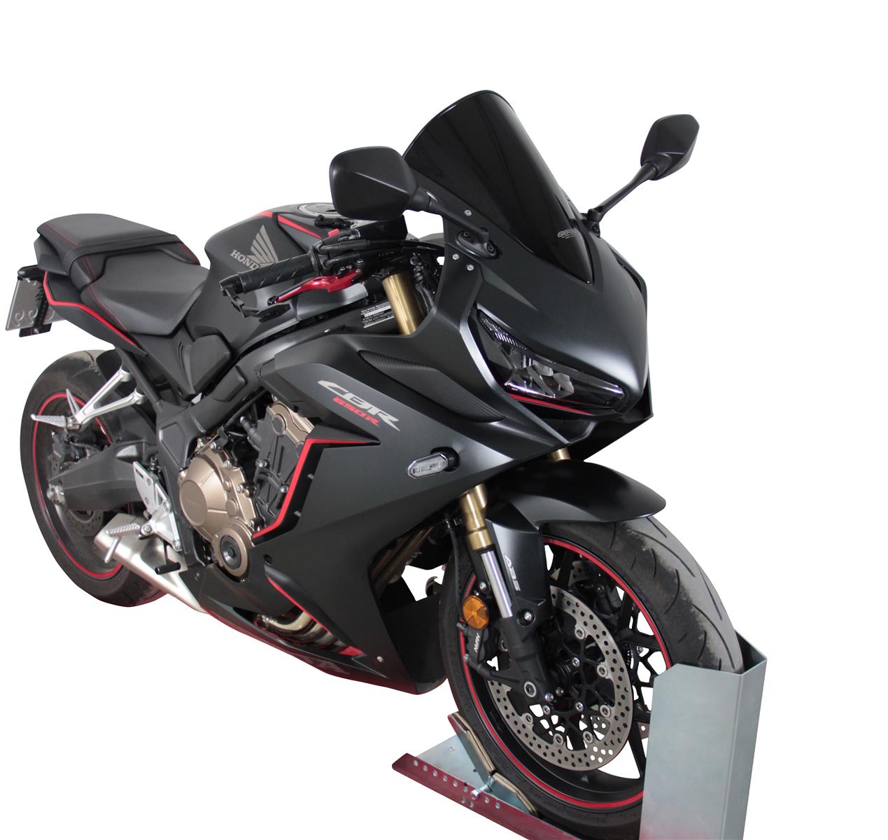 MRA Racingscheibe "R" schwarz passend für Honda CBR 650 R 2019-2023