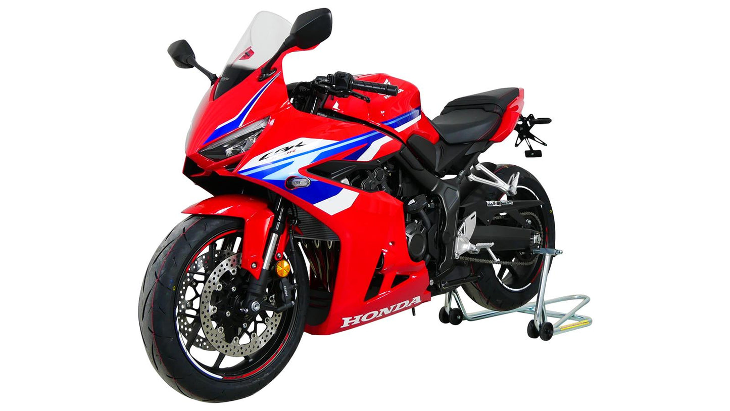 MRA Racingscheibe "R" klar passend für Honda CBR 650 R / E-CLUTCH 2024-