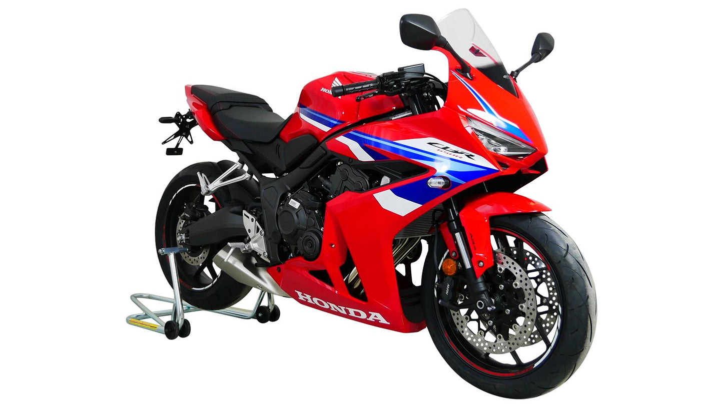 MRA Racingscheibe "R" klar passend für Honda CBR 650 R / E-CLUTCH 2024-