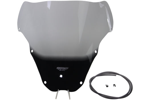 MRA Racingscheibe "R" rauchgrau passend für Honda CBR 900 RR 2000-2001