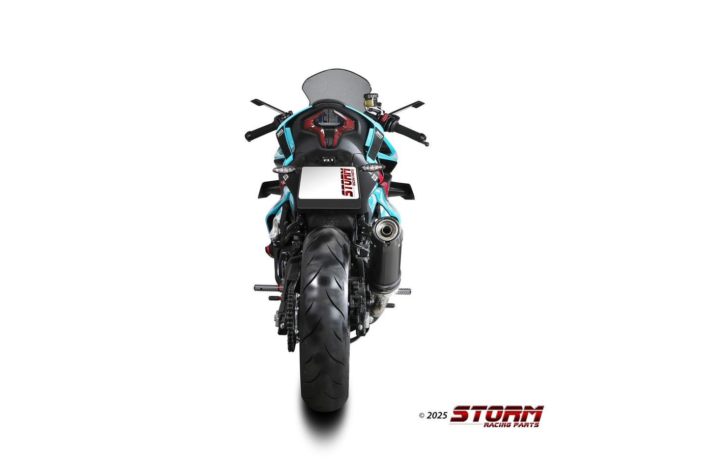 STORM GP-C Auspuff schwarz passend für CFMOTO 450 SR 2023-2026