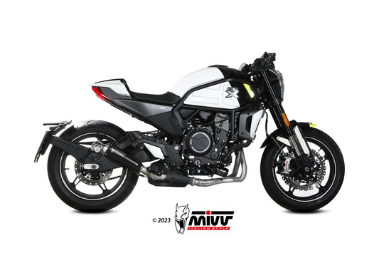 MIVV X-M1 Auspuff schwarz passend für CFMOTO 700 CL-X 2023-2026