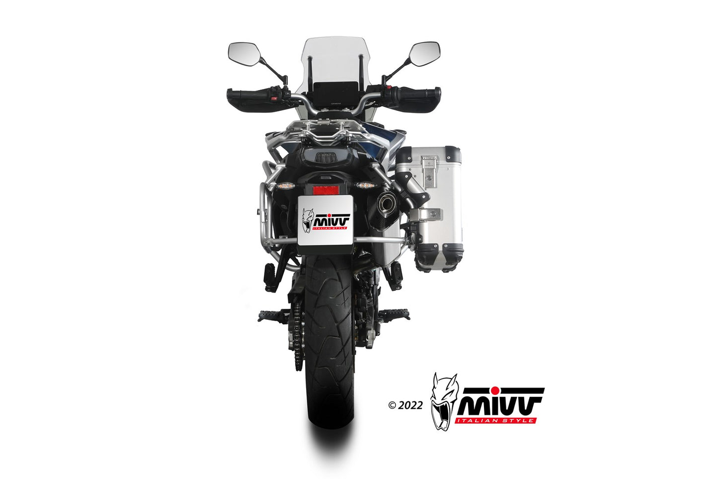 MIVV Speed Edge Auspuff Edelstahl passend für CFMOTO 800 MT 2022-2026