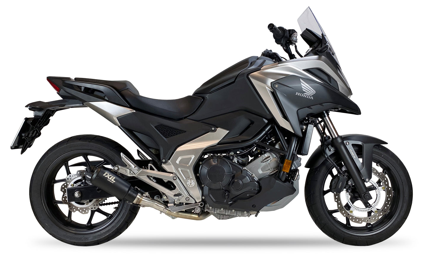 IXIL RB Edelstahl black Auspuff passend für HONDA NC 700 INTEGRA 2012-2013