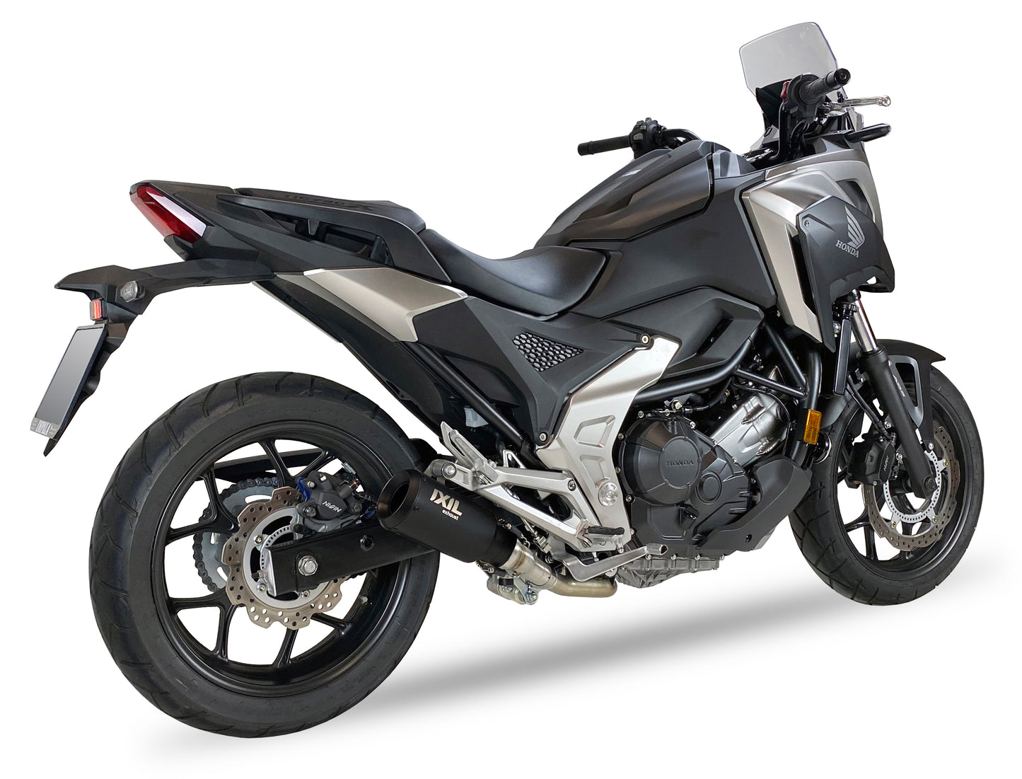IXIL RB Edelstahl black Auspuff passend für HONDA NC 750 X 2014-2020