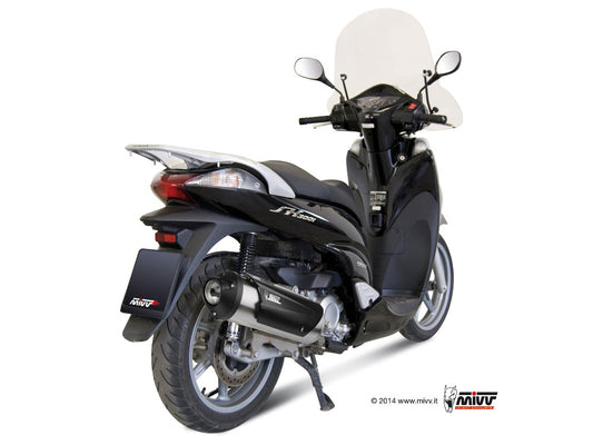 MIVV Urban Auspuff silber passend für Honda SH 300 2007-2014