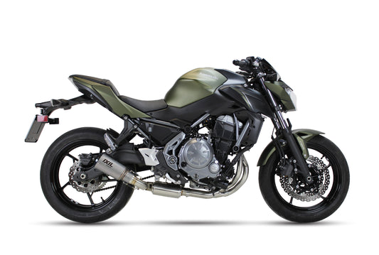 IXIL RC Auspuff Komplettanlage passend für Kawasaki Z 650 / Ninja 650 2017-2019