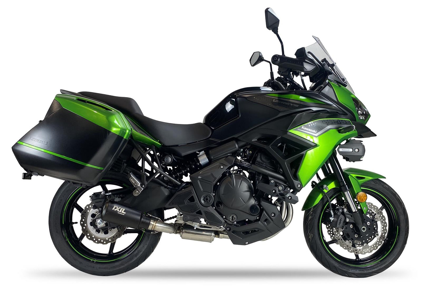 IXIL RB Auspuff black mit Kat passend für Kawasaki VERSYS 650 2023-2025